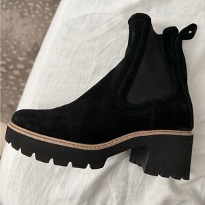 Dolce Vita Black Suede Ankle Booties